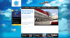 Desktop Screenshot of aeroclub-beaujolais.com